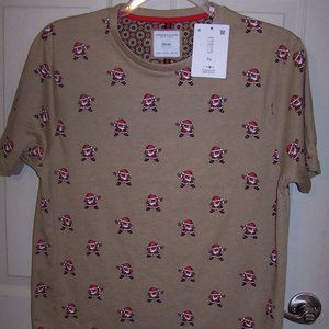 Denim & Flower Santa Tee. Size L